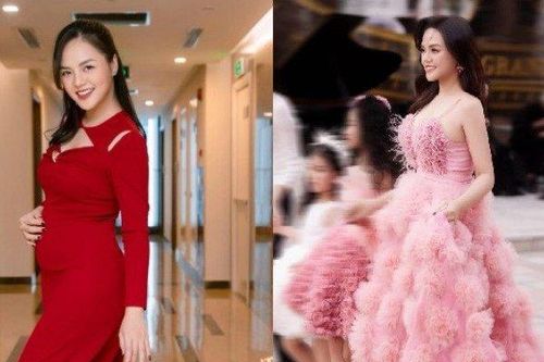 'My Sói' mang bầu vẫn mặc váy ôm sát, đi giày cao gót nhưng lại được khen