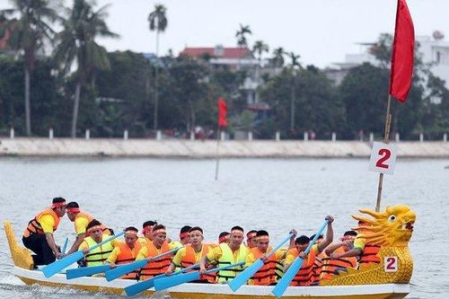 Hải Phòng: Tưng bừng Lễ hội đua thuyền rồng trên sông Đa Độ