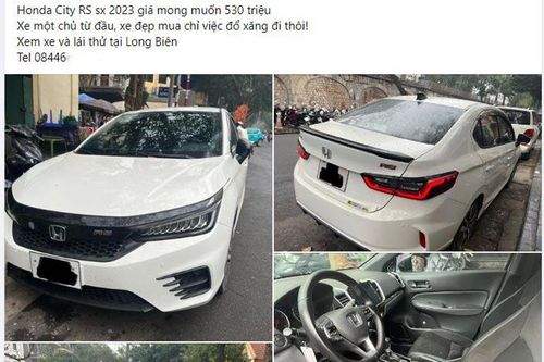 Lăn bánh 1 năm, Honda City RS xuống giá khó tin