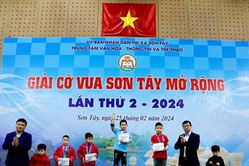 10 tỉnh, thành phố, trường đại học dự Giải cờ vua Sơn Tây mở rộng lần thứ hai - 2024