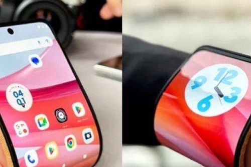 Trên tay smartphone uốn cong thành đồng hồ thông minh cực 'chất'