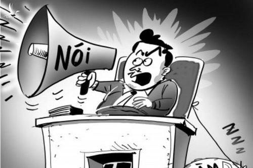Nói không đi đôi với làm