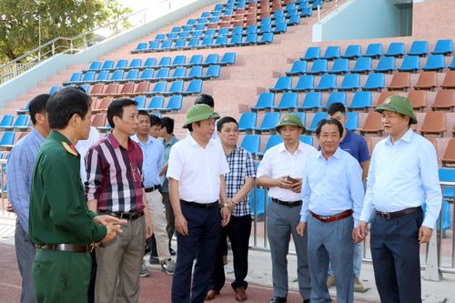 Tăng ca, kíp thi công các dự án kỷ niệm 70 năm Chiến thắng Điện Biên Phủ