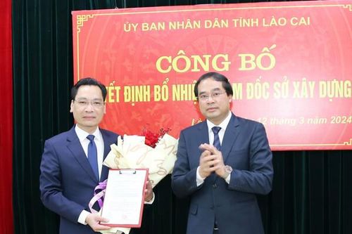 Sở Xây dựng Lào Cai có tân Giám đốc