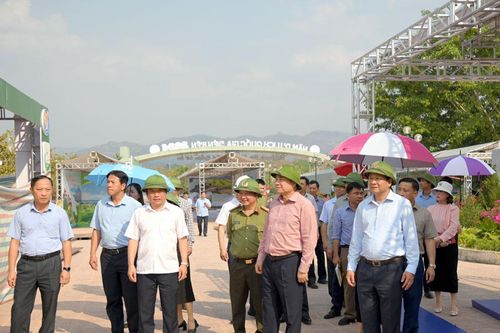 Bí thư Tỉnh ủy kiểm tra công tác chuẩn bị Lễ khai mạc Năm Du lịch Quốc gia và Lễ hội Hoa Ban năm 2024