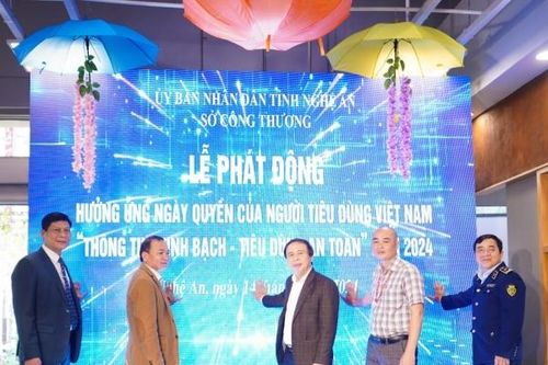 Nghệ An phát động Ngày Quyền của người tiêu dùng Việt Nam 2024