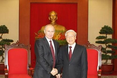 Tổng Bí thư Nguyễn Phú Trọng gửi Thư chúc mừng ông Vladimir Putin được bầu lại làm Tổng thống Liên bang Nga