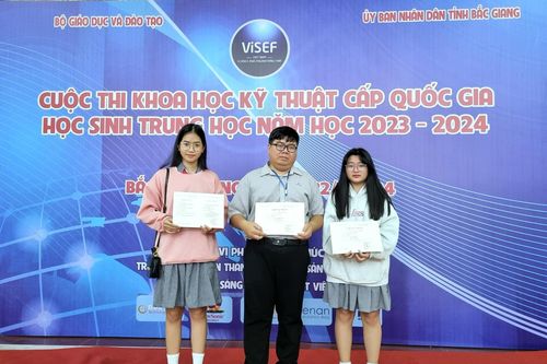 2 dự án khoa học kỹ thuật của học sinh Đồng Nai đoạt giải triển vọng