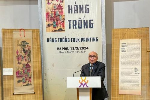 Tranh Hàng Trống kể chuyện