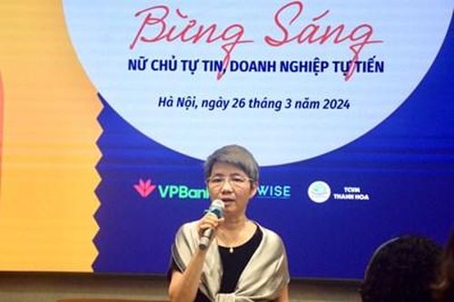 Hỗ trợ hàng nghìn doanh nghiệp do nữ làm chủ phát triển