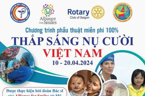 Cơ hội khám sàng lọc và phẫu thuật miễn phí cho trẻ khuyết tật