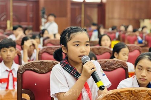Đối thoại giữa đại biểu HĐND và trẻ em tỉnh Gia Lai