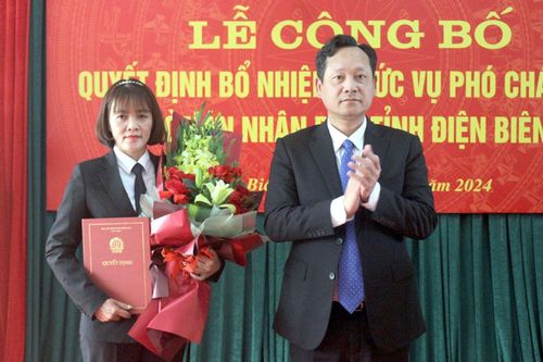 Bổ nhiệm Phó Chánh án TAND tỉnh Điện Biên