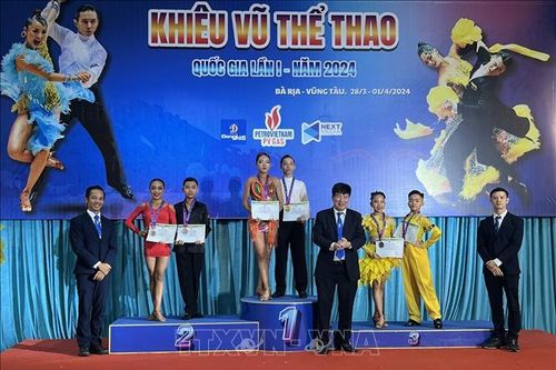 Bế mạc Giải vô địch các Câu lạc bộ và Cúp khiêu vũ thể thao Quốc gia