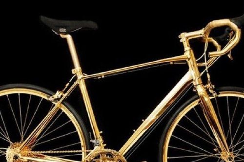Chiếc xe đạp dát vàng giá 10 tỷ đồng, chỉ chờ 'đại gia' đến chốt