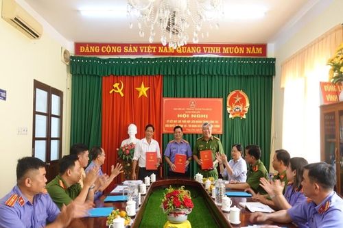 Ký kết Quy chế phối hợp liên ngành giải quyết án hình sự- thi hành án dân sự, hành chính