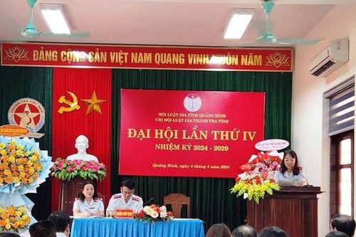 Chi hội Luật gia Cục THADS và Thanh tra tỉnh Quảng Bình Đại hội nhiệm kỳ 2024 - 2029