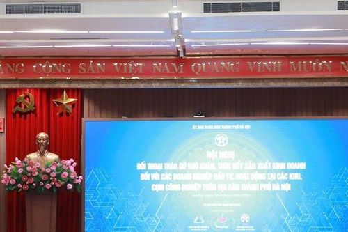 Hà Nội đối thoại tháo gỡ khó khăn cho các doanh nghiệp