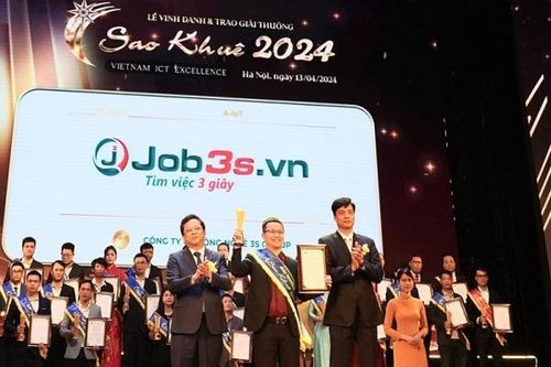 Nền tảng tuyển dụng Job3s.vn vinh dự nhận Giải thưởng Sao Khuê 2024