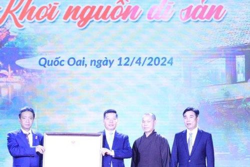 Hà Nội: Huyện Quốc Oai đón Di sản văn hóa phi vật thể quốc gia