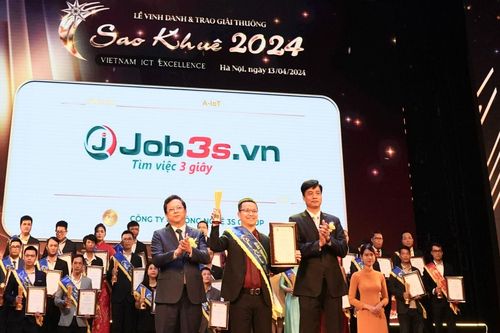 Nền tảng tuyển dụng Job3s.vn vinh dự nhận Giải thưởng Sao Khuê 2024