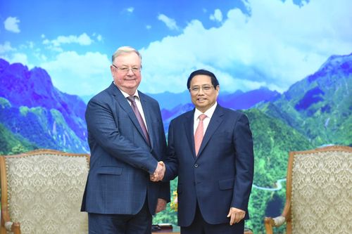 Thủ tướng Phạm Minh Chính tiếp Chủ tịch Hội Luật gia Liên bang Nga