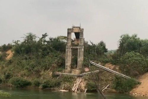 Hé lộ nguyên nhân cầu treo gần 25 tỷ đồng bất ngờ đổ sập