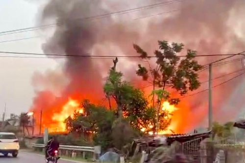 Lai Châu: Cháy lớn thiêu rụi hoàn toàn một ngôi nhà của người dân