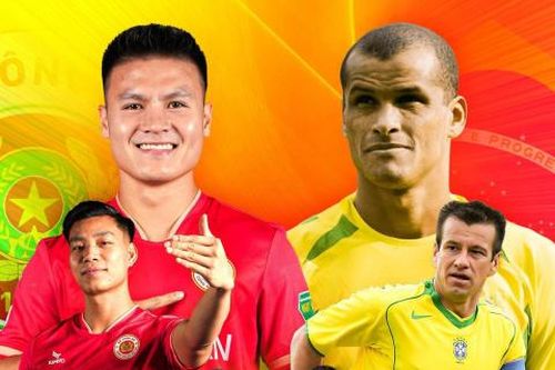 Các huyền thoại bóng đá Brazil thi đấu giao hữu với CLB bóng đá Công an Hà Nội