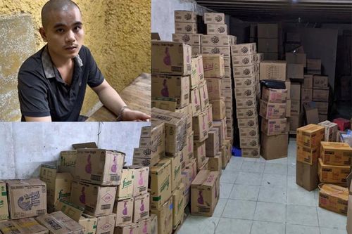 Bắt nhóm đối tượng làm giả nước giặt, nước rửa bát 'made in ThaiLand' tại Thanh Hóa