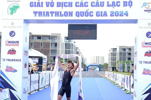 Đồng Nai đạt 1 vàng, 1 đồng Giải vô địch Các câu lạc bộ Triathlon quốc gia 2024