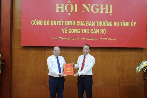 Bắc Ninh: Điều động, bổ nhiệm nhân sự chủ chốt