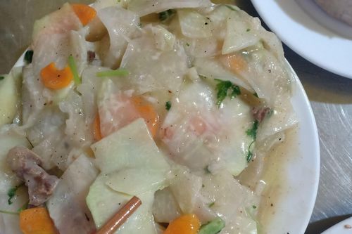 Su hào xào bột