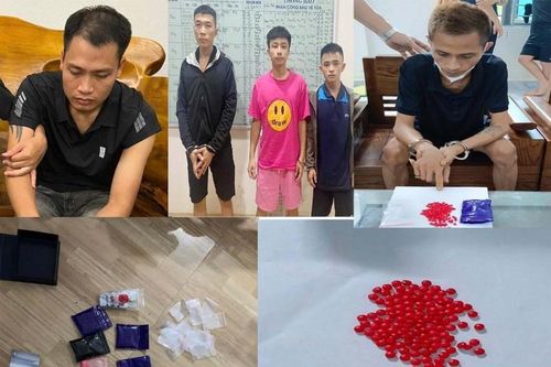 Bắt 5 đối tượng mua bán ma túy tổng hợp trên địa bàn TP Thanh Hóa