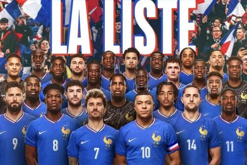 Đội tuyển Pháp chốt danh sách tham dự Vòng chung kết EURO 2024