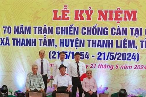 Huyện Thanh Liêm (Hà Nam) kỷ niệm 70 năm trận chiến đấu chống càn tại Chanh Chè