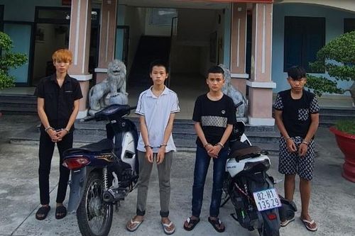 Bắt giữ 4 đối tượng trộm cắp xe máy