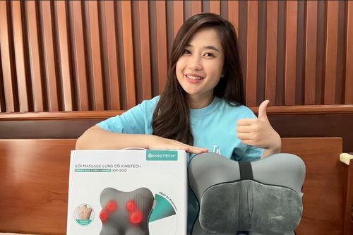 Đánh giá chi tiết gối massage nhiệt hồng ngoại KingTech KP-500
