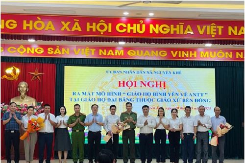 Huyện Đông Anh triển khai mô hình 'Giáo họ bình yên về an ninh trật tự'