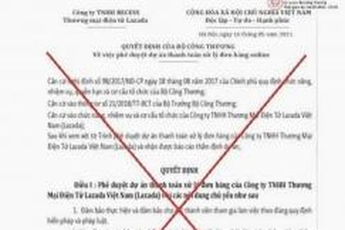 Cục Thương mại điện tử và Kinh tế số cảnh báo giả mạo phê duyệt thanh toán xử lý đơn hàng online