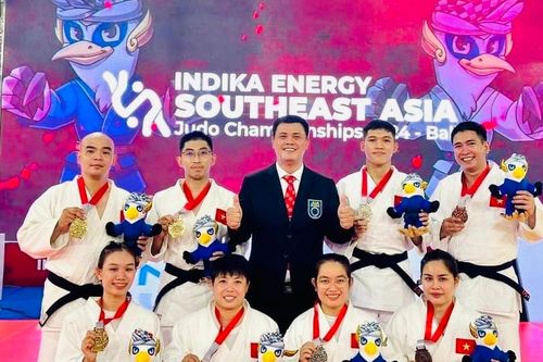 Giành 20 HCV, judo Việt Nam đứng đầu giải vô địch Đông Nam Á 2024