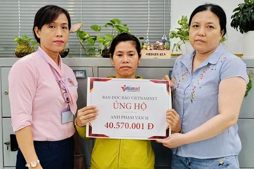 Bạn đọc ủng hộ anh Phạm Văn Si hơn 40 triệu đồng