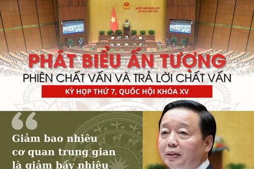 Phát biểu nào ấn tượng nhất trong phiên chất vấn và trả lời chất vấn sáng 6-6?