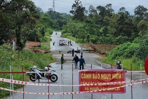 Đường tránh TP Bảo Lộc nứt toác, Lâm Đồng kiến nghị sớm đầu tư