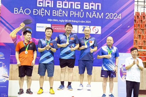Bế mạc Giải Bóng bàn Báo Điện Biên Phủ 2024