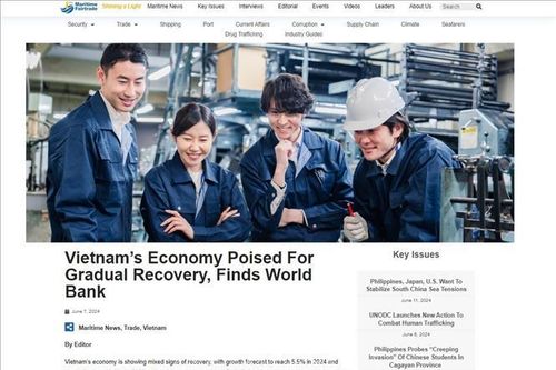 Trang tin của Singapore nhận định nền kinh tế Việt Nam từng bước phục hồi