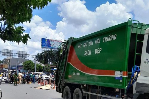 Xe chở rác va chạm với xe máy, 1 người tử vong