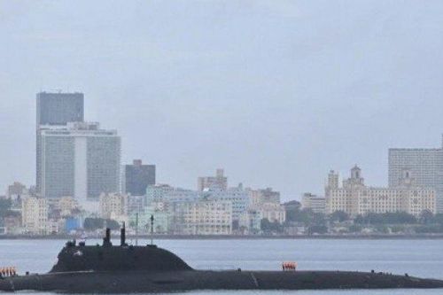 Tàu ngầm hạt nhân tối tân của Nga lần đầu lộ diện ở Cuba