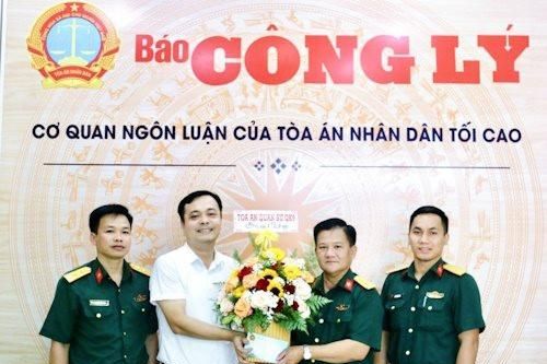 Tăng cường phối hợp thông tin tuyên truyền giữa Báo Công lý và Tòa án quân sự Quân khu 9