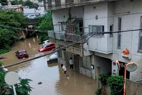 Mưa lớn trên diện rộng, Nhật Bản cảnh báo nguy cơ xảy ra lở đất và lũ lụt